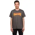 Thrasher Flame T-skjorte grå