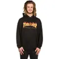 Thrasher Flame Hettegenser svart