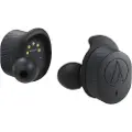 Audio-Technica ATH SPORT7TW - True wireless-hodetelefoner med mikrofon - i øret - Bluetooth - svart