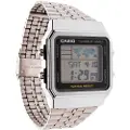 Casio A500WEA-1EF - Armbåndsur - digital - stainless steel, harpiks