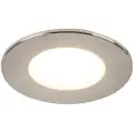 QAZQA Innfelt spotlight rund stål inkl. LED IP65 - Simply