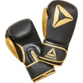 Reebok Retail 12 oz Boxing Gloves - Gold / Black