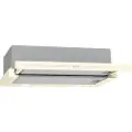 Gorenje BHP523E10X - Panser - teleskopisk - bredde: 50 cm - dybde: 30.5 cm - uttrekking og resirkulering - rustfritt stål