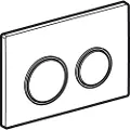 Geberit Kappa 21 betjeningsplade, krom-mat-krom