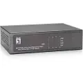 LevelOne FEP-0812 - Switch - ikke-styrt - 4 x 10/100 (PoE) + 4 x 10/100 - stasjonær, rackmonterbar - PoE