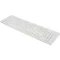 Deltaco TB-628 - Tastatur - Nordisk - Hvit