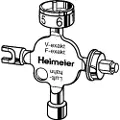 Heimeier IMI Heimer universalnøgle - Til indstilling af Vekolux dobbelt tilslutningsarmatur.