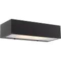 QAZQA Design rektangulær vegglampe svart 25 cm - Houx