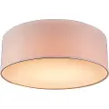 QAZQA Taklampe rosa 30 cm inkl. LED - Drum LED