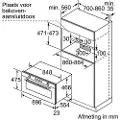 Siemens iQ500 VB558C0S0 - Ovn - innebygd - fordypning - bredde: 86 cm - dybde: 56 cm - høyde: 47.7 cm - med selvrens - Klasse A+ - rustfritt stål