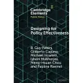 CAMBRIDGE UNIVERSITY PRESS Designing for Policy Effectiveness