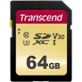 Transcend Sdxc 500s 64gb Class 10 Uhs-i U3 V30 Minnekort