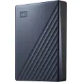 Western Digital WD My Passport Ultra WDBFTM0040BBL - Harddisk - kryptert - 4 TB - ekstern (bærbar) - USB 3.0 (USB-C kontakt) - 256-bit AES - blå