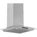 Bosch Serie | 4 DWA66DM50 - Panser - røykkanal - bredde: 60 cm - dybde: 48.8 cm - ekstraksjon og resirkulasjon (-) - rustfritt stål og glass