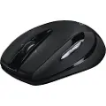 Logitech M220 Silent Wireless PC Mouse - Mus - Optisk - 3 knapper - Svart
