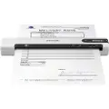 Epson WorkForce DS-80W - Dokumentskanner - Contact Image Sensor (CIS) - A4 - 600 dpi x 600 dpi - inntil 15 spm (mono) / inntil 15 spm (farge) - inntil 300 skann pr. dag - USB 2.0, Wi-Fi(n)