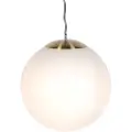 QAZQA Skandinavisk pendellampe opalglass 50 cm - Ball 50