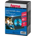 Hama - Lagrings-DVD smal jewel case - svart (en pakke 10)