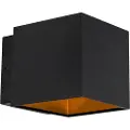 QAZQA Design vegglampe svart/gull inkl. LED - Caja