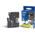 Brother TZe-315 - Standardklebemiddel - hvitt på svart - Rull (0,6 cm x 8 m) 1 kassett(er) laminert teip - for Brother PT-D210, D600, H110 P-Touch PT-1005, 1880, E310, E800 P-Touch Cube Plus PT-P710