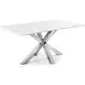 Kave Home Kave HomeSpisebord Argo, 78x180 cmHvitSpisebordFra Homeroom