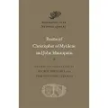 Harvard University Press Poems of Christopher of Mytilene and John Mauropous