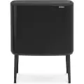 Brabantia Bo Touch Bin - Søppelbøtte - flipp-lokk - 33 L - avfallssortering - matt svart