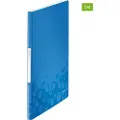 Leitz WOW - Displaybok - 20 rom - for A4 (210 x 297 mm) - kapasitet: 40 ark - metallic blå
