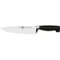 Zwilling Four Star - Kokkekniv - 20 cm - svart håndtak