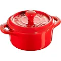 Staub StaubMinigryte rund 10 cm 0,2 lRødGryter & kasserollerFra Homeroom