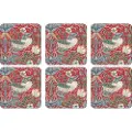 Morris PimpernelGlassbrikker Morris & Co Strawberry Thief Red 6-pkFlerfargetBar- & drinktilbehørFra Homeroom