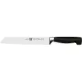 Zwilling Four Star - Brødkniv - 20 cm - svart håndtak