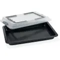 Funktion Bakeplate Baking pan with lid 42x29 cm grey