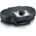 Severin WA 2106 - Vaffelmaskin - 1.2 kW - svart