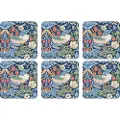Spode PimpernelGlassbrikker Morris & Co Strawberry Thief Blue 6-pkFlerfargetBar- & drinktilbehørFra Homeroom