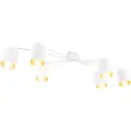QAZQA Moderne taklampe hvit 6-lys - Lofty
