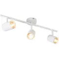 QAZQA Moderne justerbar spotlight hvit - Jeana 3