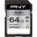 PNY Elite - Flashhukommelseskort - 64 GB - UHS-I U1 / Class10 - SDXC UHS-I