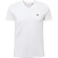 Levi's for man. 85641-0000 White V-neck T-shirt (XS), Casual, Cotton, Short sleeve