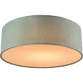 QAZQA Taklampe grønn 30 cm inkl. LED - Drum LED