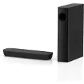 Panasonic SC-HTB254 - Lydplankesystem - for hjemmeteater - 2,1 kanaler - trådløs - Bluetooth - 120 watt (Total)