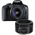 Canon EOS 2000D 18-55mm IS II + 50mm f/1.8 STM