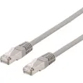 Deltaco STP-625AU - Koblingskabel - RJ-45 (hann) til RJ-45 (hann) - 25 m - foliebelagt uskjermet tvinnet kabelpar (F/UTP) - CAT 6a - halogenfri, formstøpt - grå
