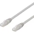 Deltaco TP-615AU - Koblingskabel - RJ-45 (hann) til RJ-45 (hann) - 15 m - UTP - CAT 6a - halogenfri, formstøpt, uten hindringer - grå
