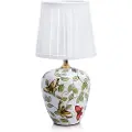 Markslöjd MarkslöjdMANSION Bordlampe Liten Mønstret/hvitBordlamperFra Homeroom