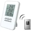 Solight TE44, Hvit, Inne Termometer, Utendørs Barometer, Termometer, Termometer, -9 - 50 °C, -50 - 70 °C