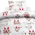 Borganas of Sweden2-delt Sett Frosty ChristmasRødSengesettFra Homeroom