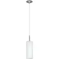Eglo TROY 3 pendant white/brushed steel