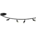 QAZQA Moderne spotlight buet sort 4-lys - Jeany