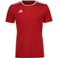 Adidas CF1038, Skjorte, Voksen, Hankjønn, Rød, Hvit, Monokromatisk, Korte ermer